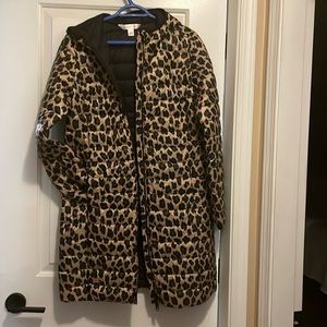 Joe fresh leopard Jilly Jacket size medium